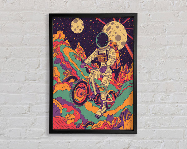 Colourful Space Framed Print