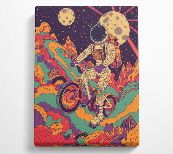  A Canvas Print of Colourful Space Canvas Art