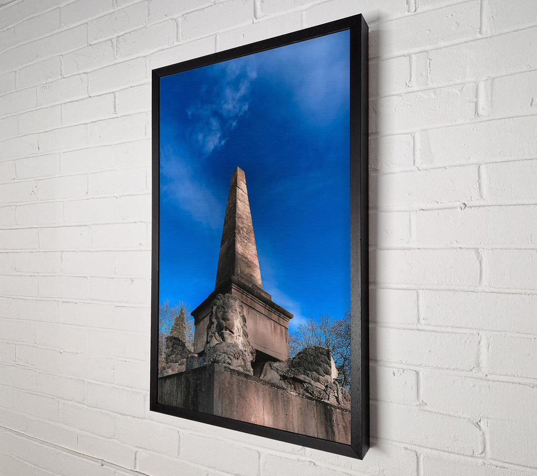  A Canvas Print of Blue Sky Obelisk Canvas Art