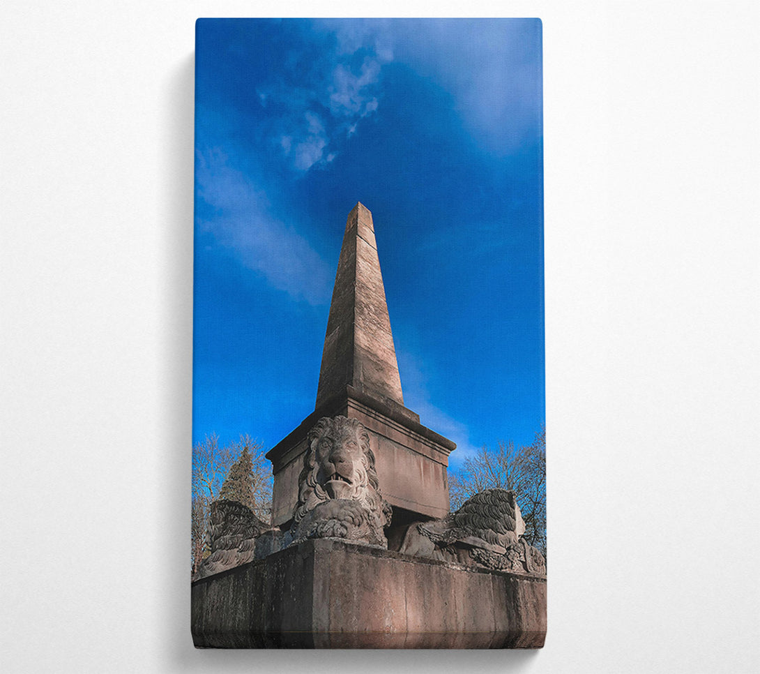  A Canvas Print of Blue Sky Obelisk Canvas Art