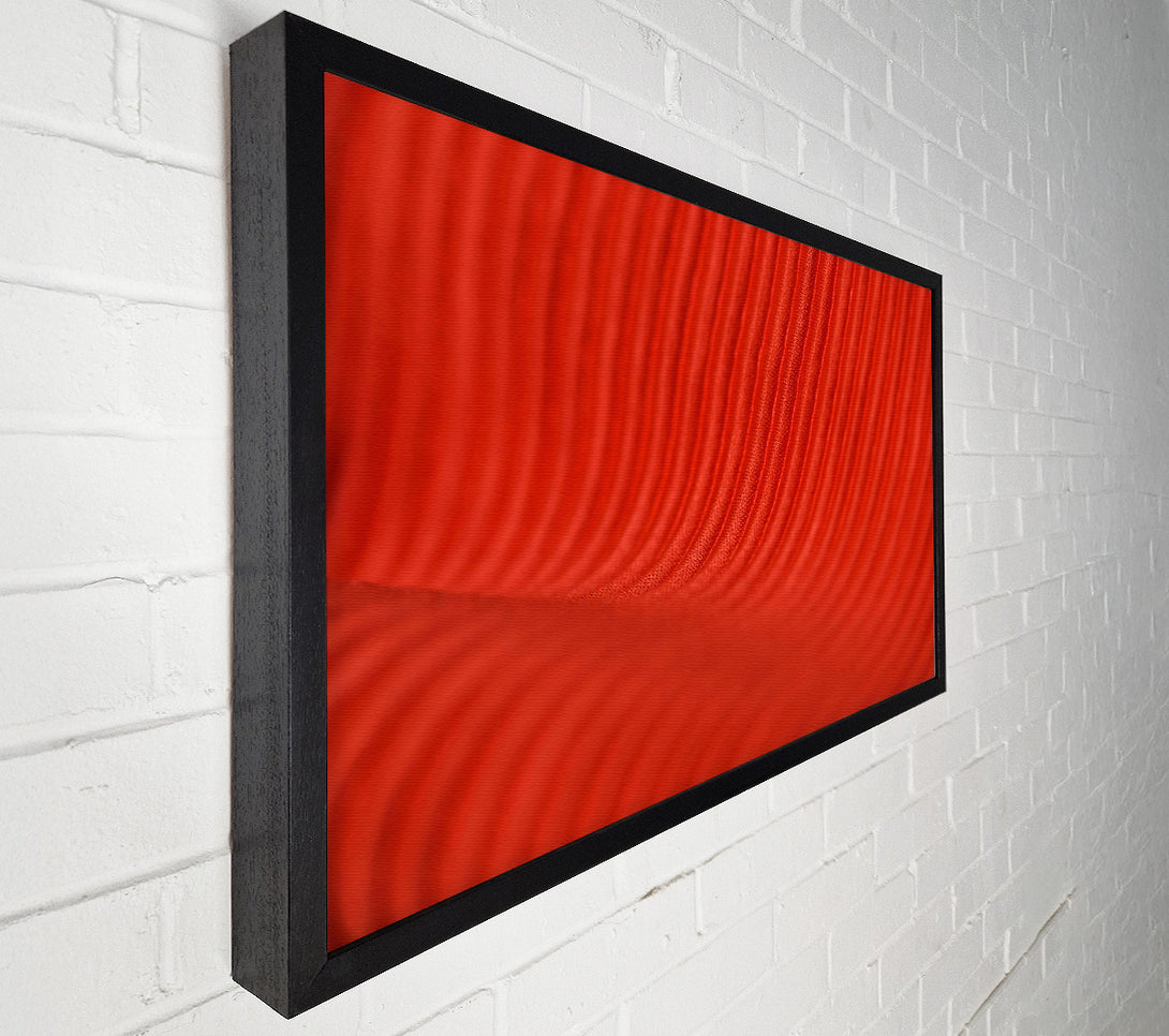  A Canvas Print of Crimson Ribbed Texture Canvas Art