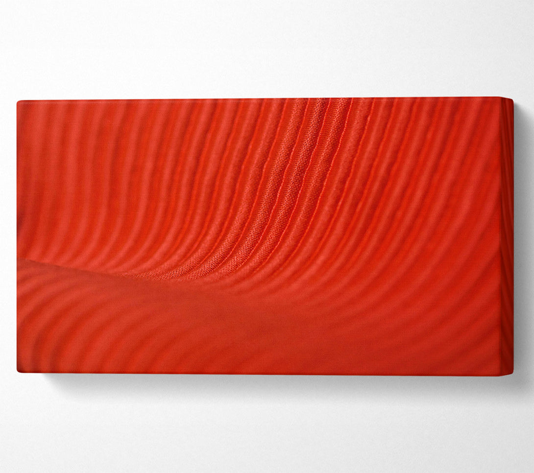  A Canvas Print of Crimson Ribbed Texture Canvas Art
