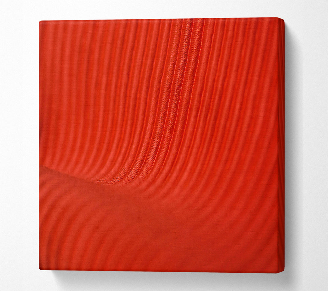  A Canvas Print of Crimson Ribbed Texture Canvas Art