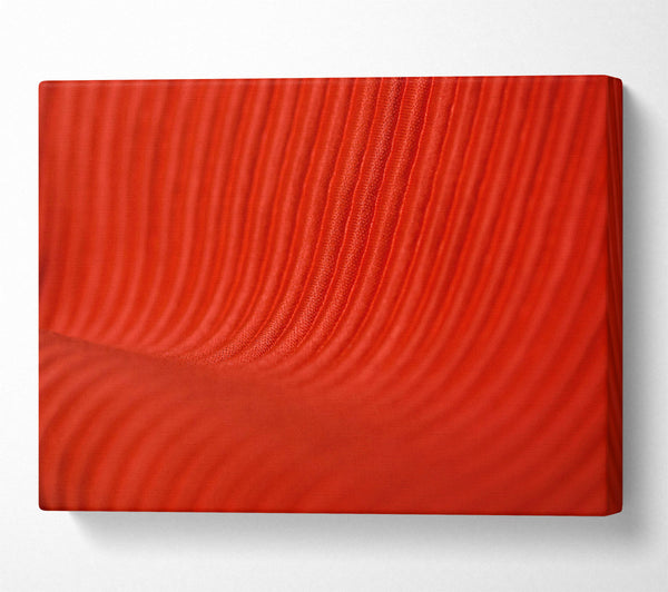  A Canvas Print of Crimson Ribbed Texture Canvas Art