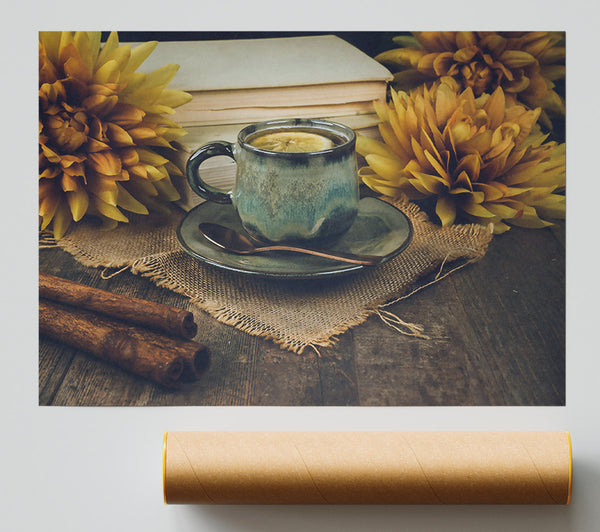 Teal Tea Time Print