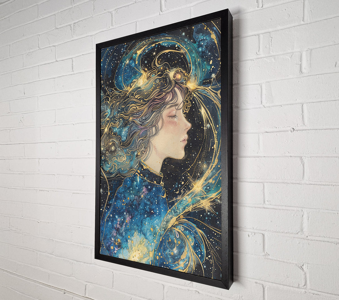  A Canvas Print of Azure Dreamscapes Canvas Art