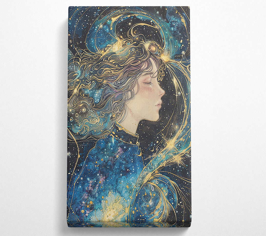  A Canvas Print of Azure Dreamscapes Canvas Art