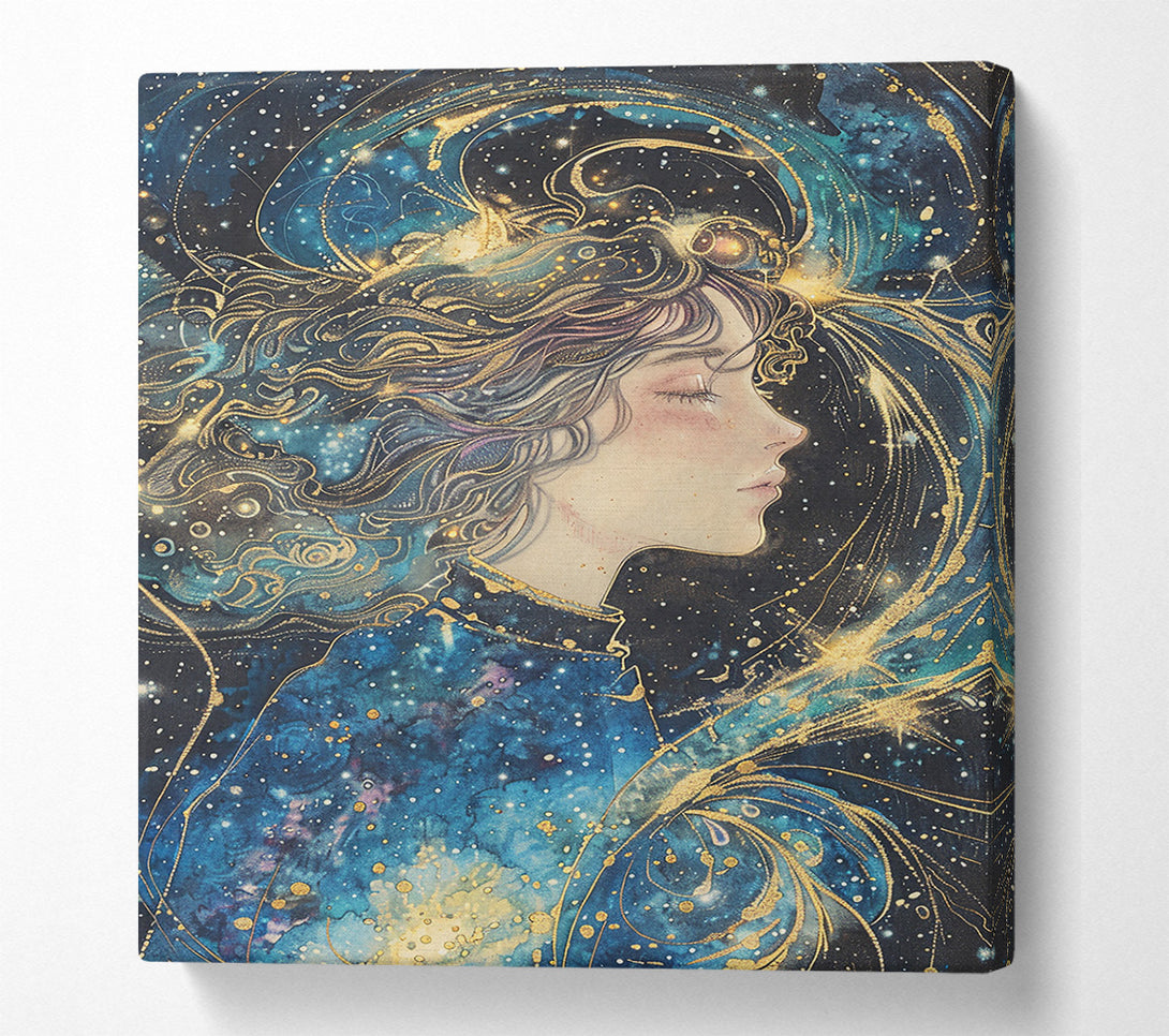  A Canvas Print of Azure Dreamscapes Canvas Art
