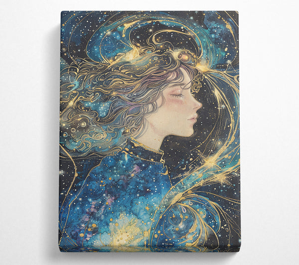  A Canvas Print of Azure Dreamscapes Canvas Art