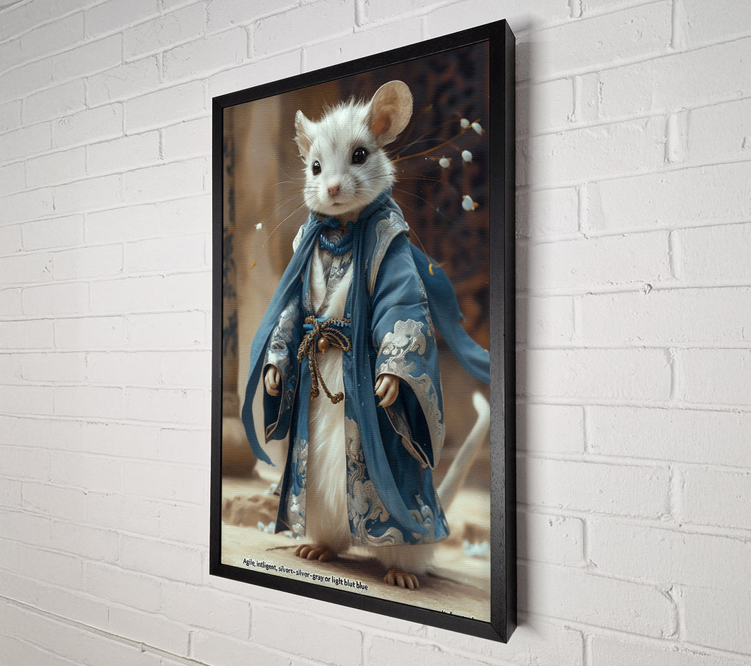 A Canvas Print of Azure Robe Of Wisdom Canvas Wall Art