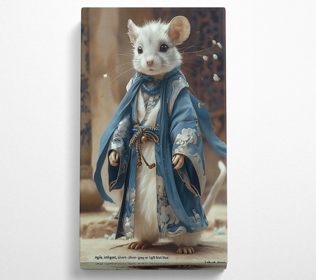  A Canvas Print of Azure Robe Of Wisdom Canvas Wall Art
