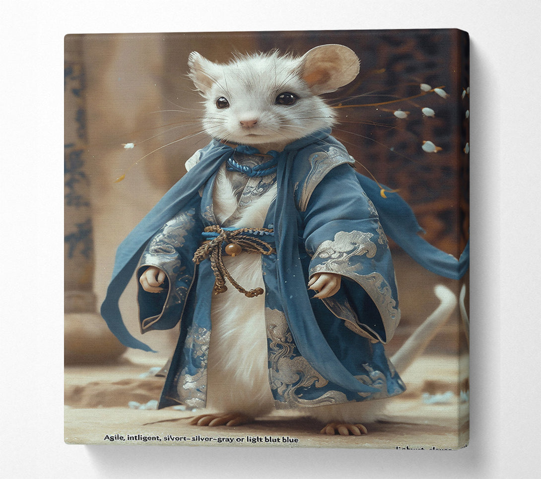  A Canvas Print of Azure Robe Of Wisdom Canvas Wall Art