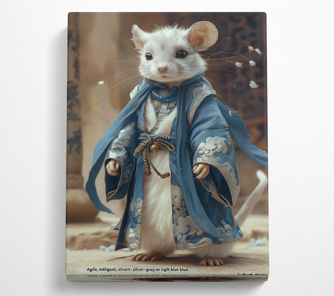  A Canvas Print of Azure Robe Of Wisdom Canvas Wall Art
