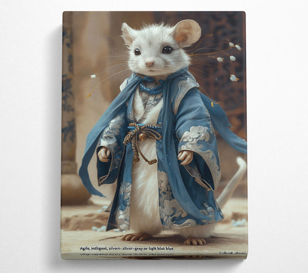  A Canvas Print of Azure Robe Of Wisdom Canvas Wall Art