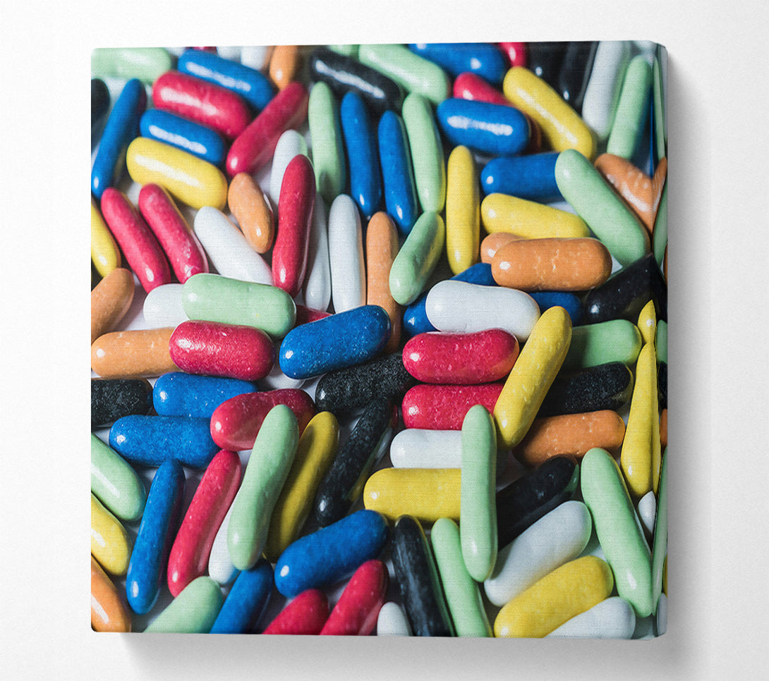  A Canvas Print of Blue Licorice Dreams Canvas Art