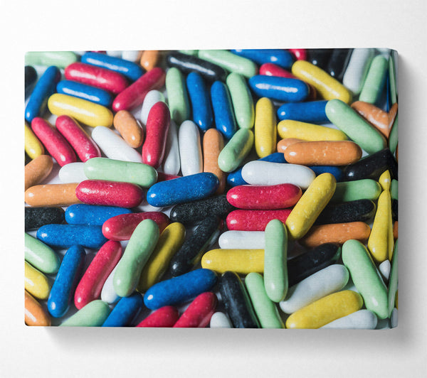  A Canvas Print of Blue Licorice Dreams Canvas Art