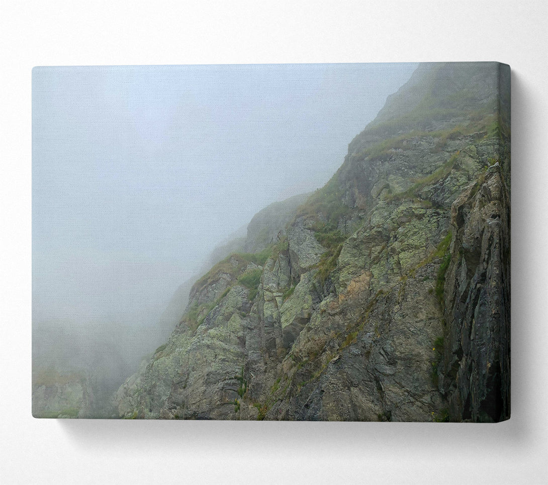  A Canvas Print of Grey Mountain Mist Canvas Art