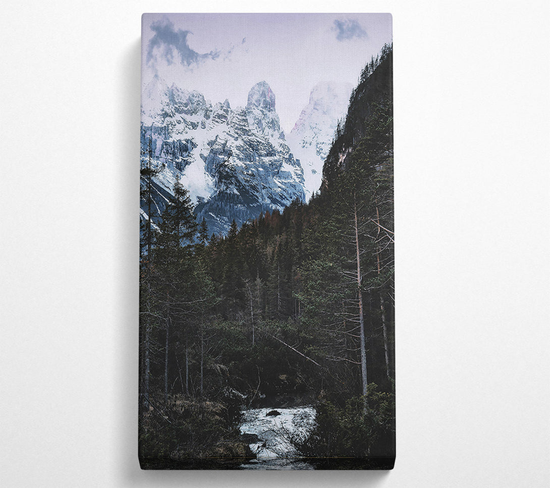  A Canvas Print of Blue Mountain Creek Canvas Wall Art