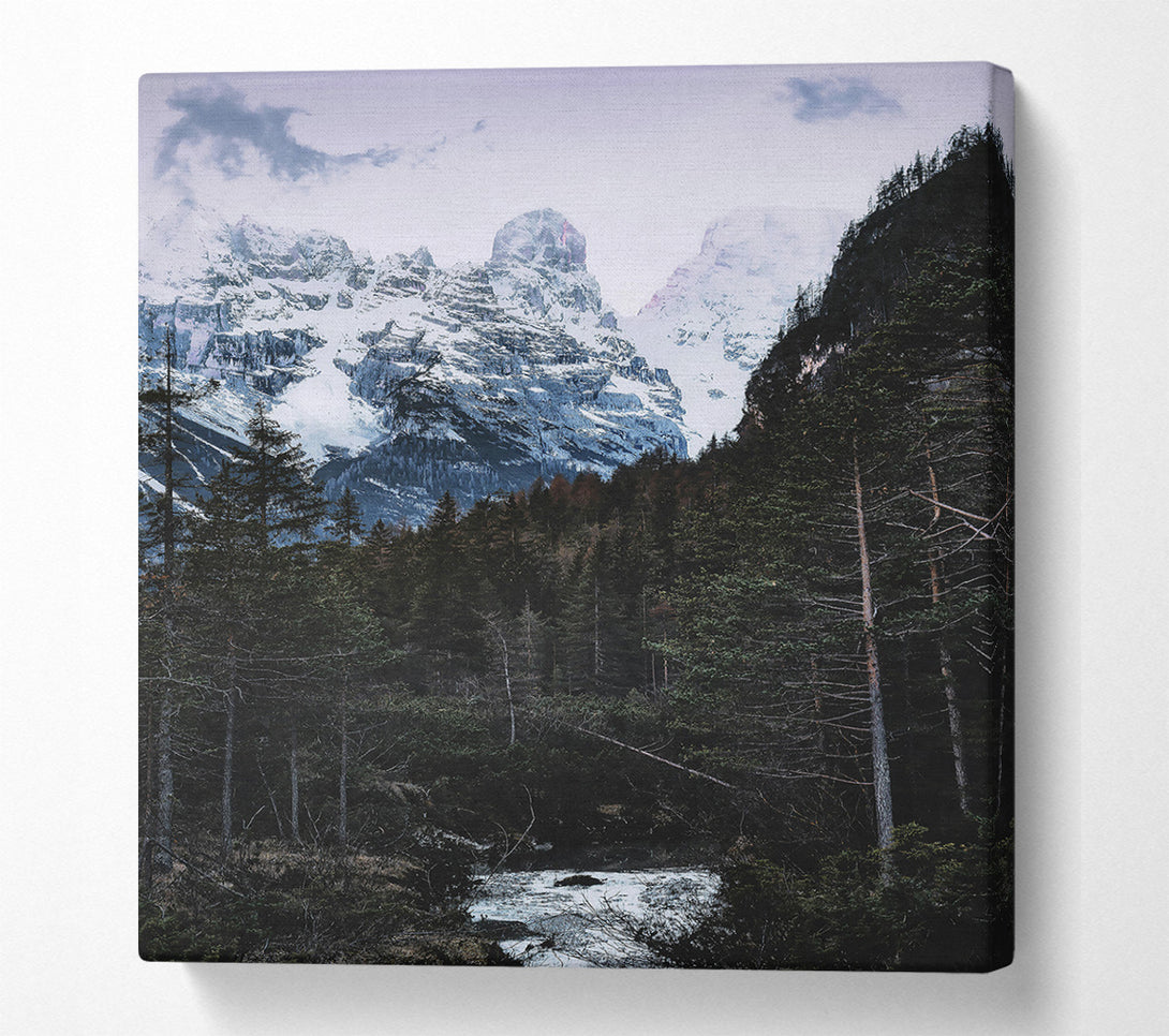  A Canvas Print of Blue Mountain Creek Canvas Wall Art