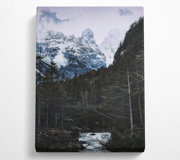  A Canvas Print of Blue Mountain Creek Canvas Wall Art