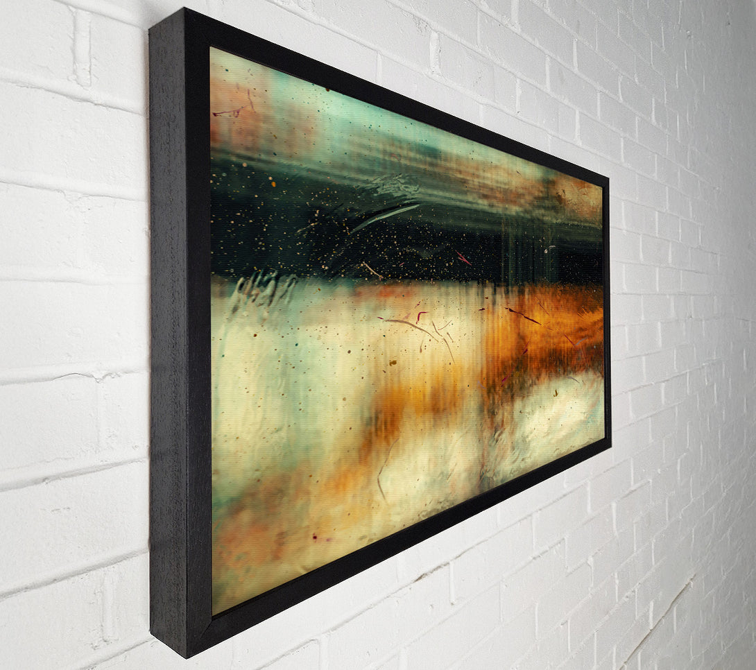  A Canvas Print of Golden Dust Reflections Canvas Wall Art