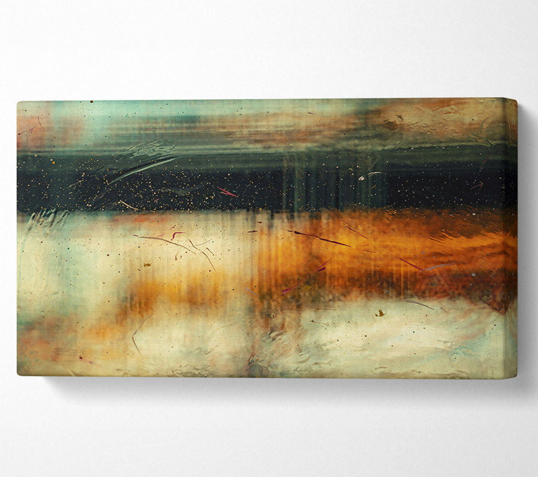  A Canvas Print of Golden Dust Reflections Canvas Wall Art
