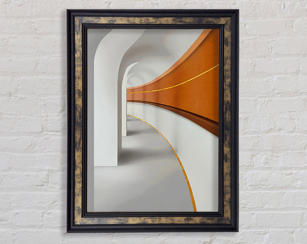 Corridor Of Light Framed Print