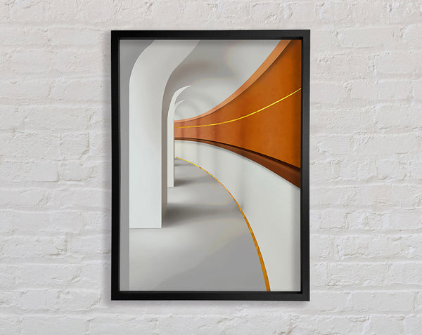 Corridor Of Light Framed Print