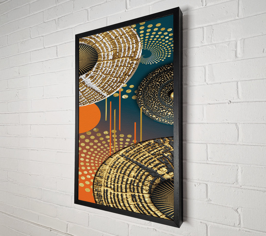 A Canvas Print of Cosmic Circles Canvas Wall Art