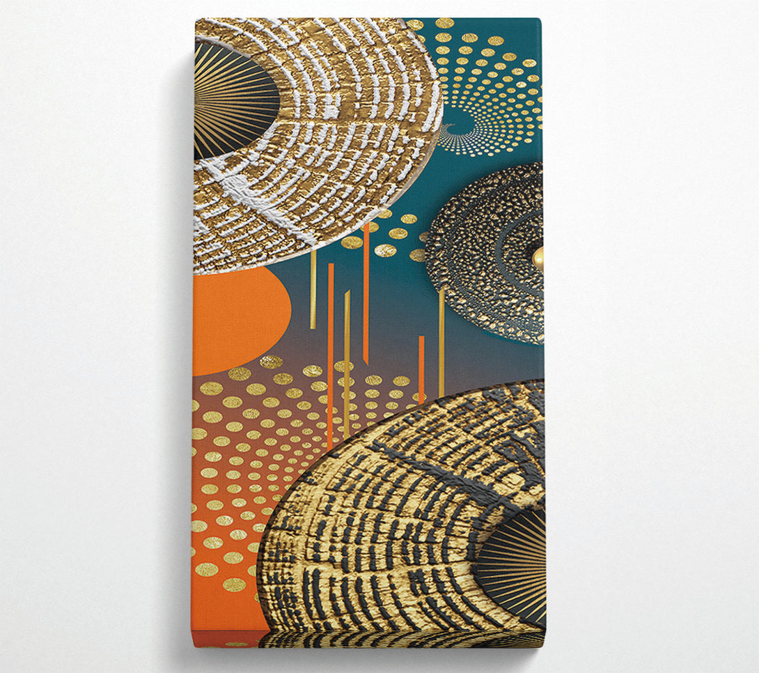  A Canvas Print of Cosmic Circles Canvas Wall Art