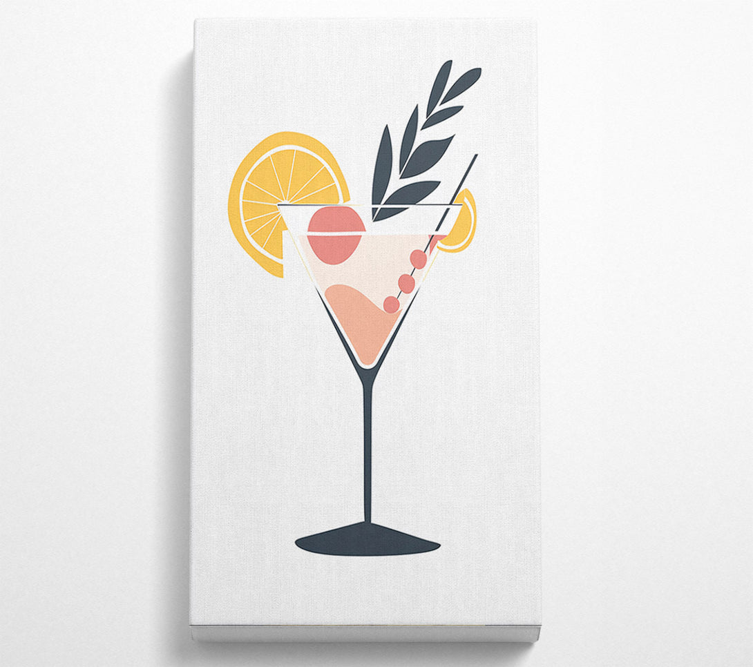 A Canvas Print of Cosmopolitan Cocktail Canvas Art
