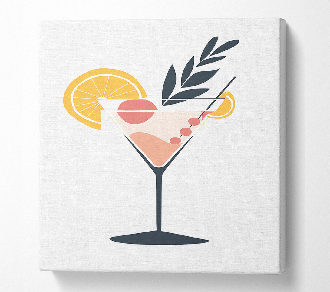  A Canvas Print of Cosmopolitan Cocktail Canvas Art