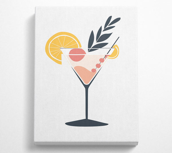 A Canvas Print of Cosmopolitan Cocktail Canvas Art