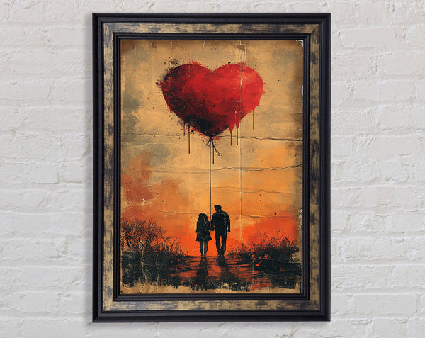 Couple Love Framed Print