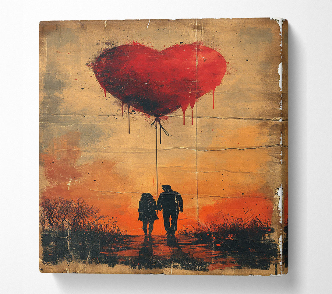  A Canvas Print of Couple Love Canvas Art