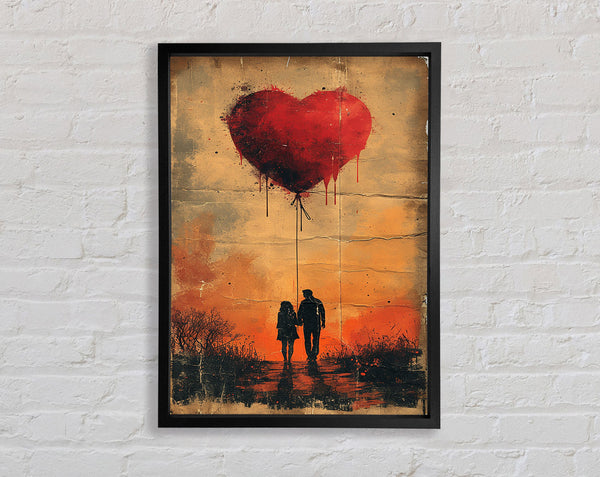 Couple Love Framed Print