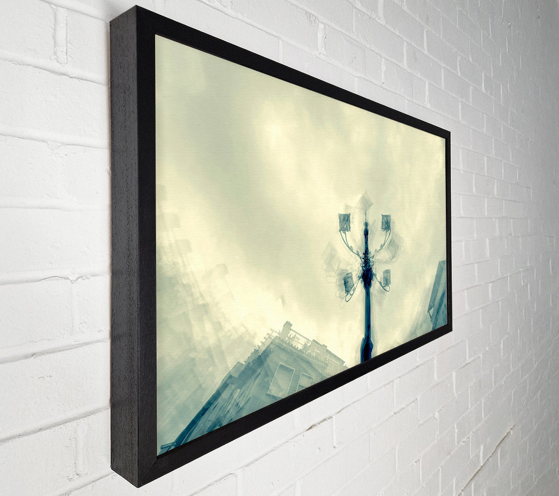  A Canvas Print of Blue Light Upward Glance Canvas Art