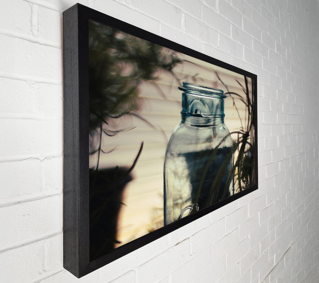  A Canvas Print of Blue Glass Memories Canvas Print