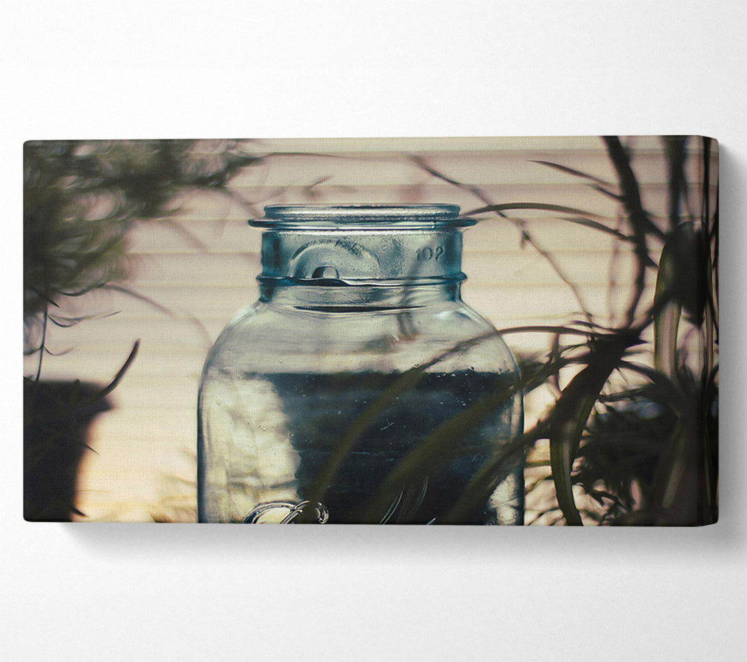  A Canvas Print of Blue Glass Memories Canvas Print