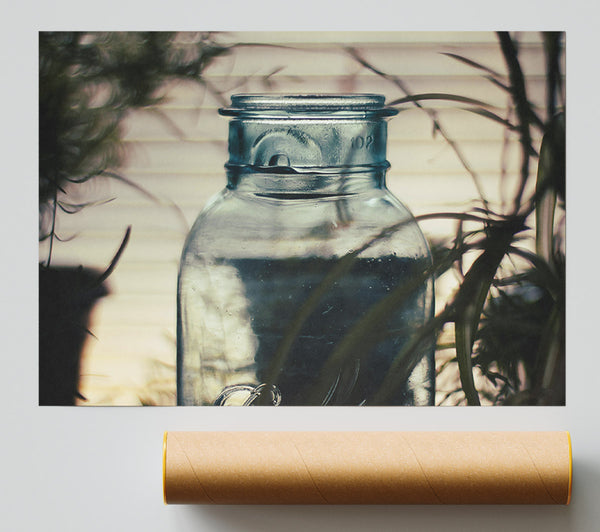 Blue Glass Memories Poster
