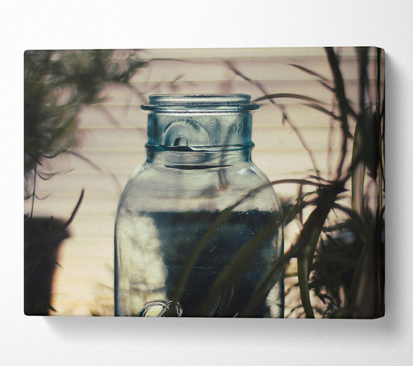  A Canvas Print of Blue Glass Memories Canvas Print