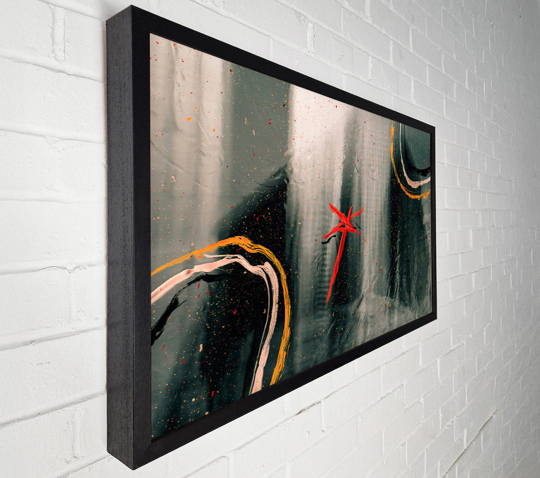  A Canvas Print of Red Splattered Sky Canvas Art