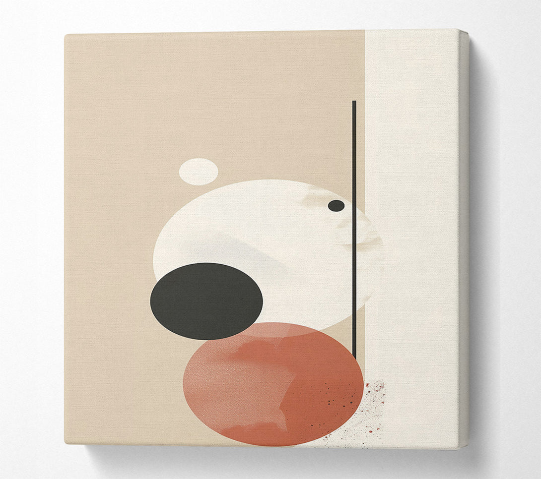  A Canvas Print of Terracotta Sphere Dreams Canvas Print