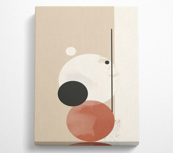  A Canvas Print of Terracotta Sphere Dreams Canvas Print