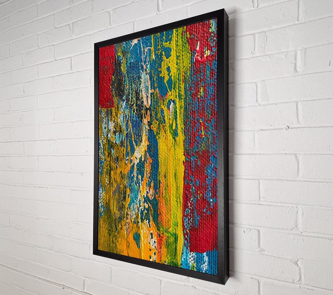  A Canvas Print of Golden Dripping Dreams Canvas Art