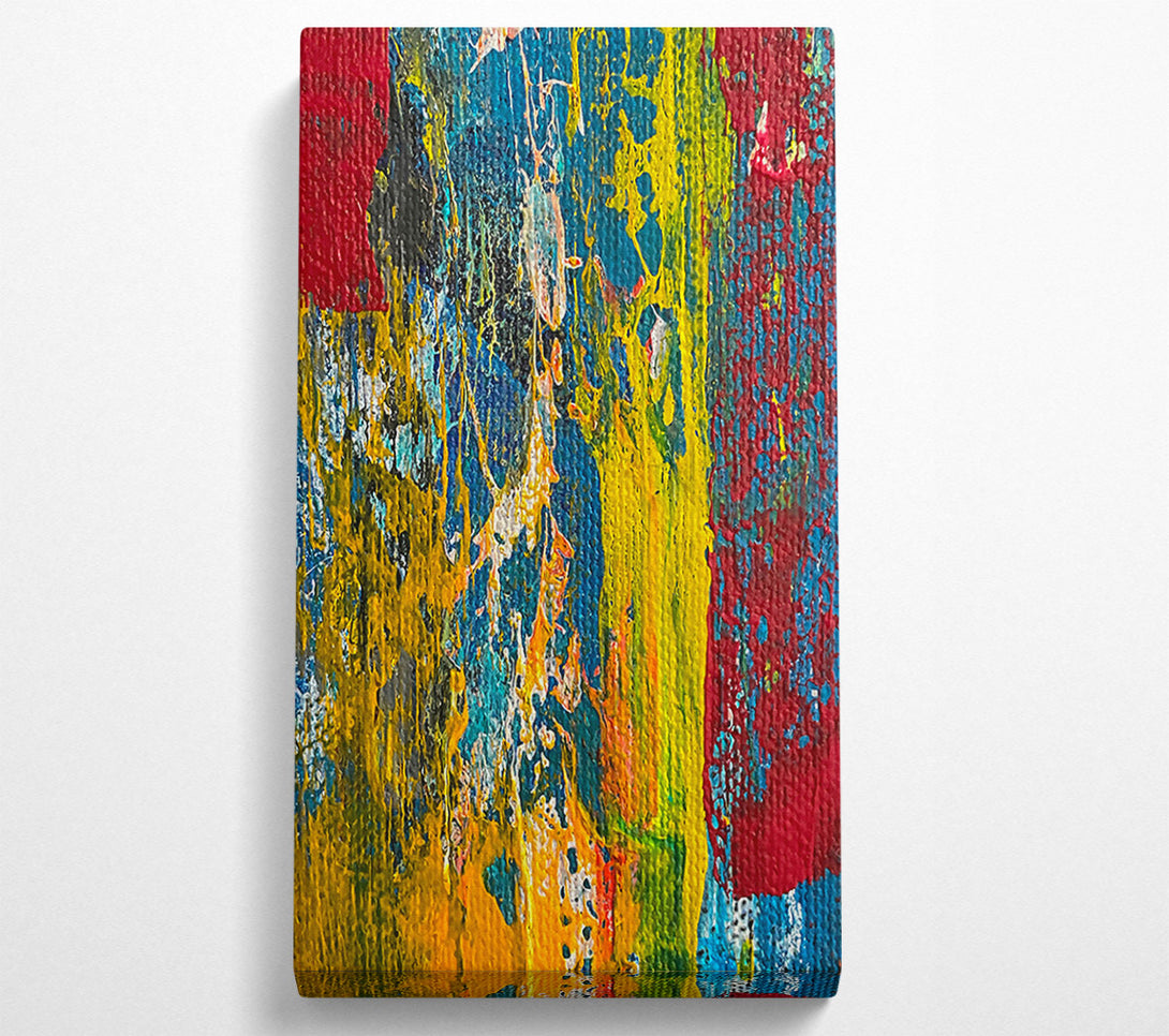  A Canvas Print of Golden Dripping Dreams Canvas Art