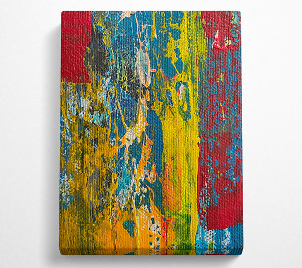  A Canvas Print of Golden Dripping Dreams Canvas Art
