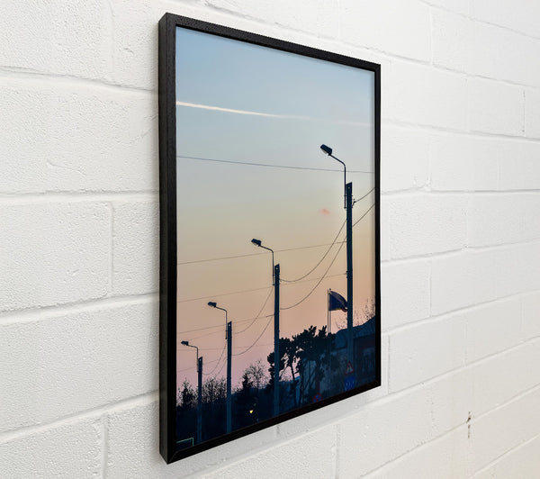 Pink Sunset Silhouettes