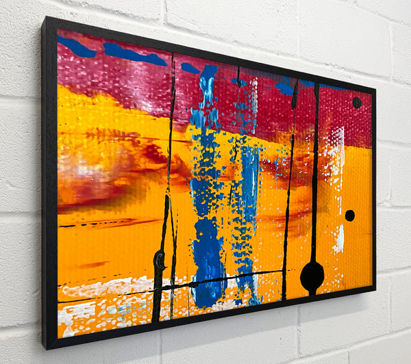 Yellow Abstract Drips