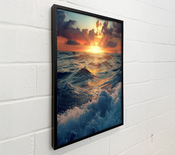 Crashing Ocean On The Rocks